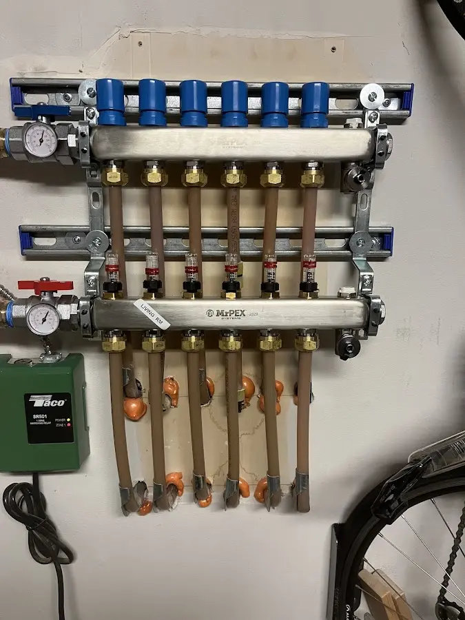 Plumber performing Gas Leak Detection at a residential property in Lower Windsor